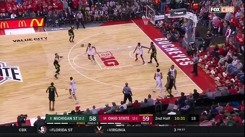 No. 8 Michigan State holds off No. 14 Ohio State 86-77