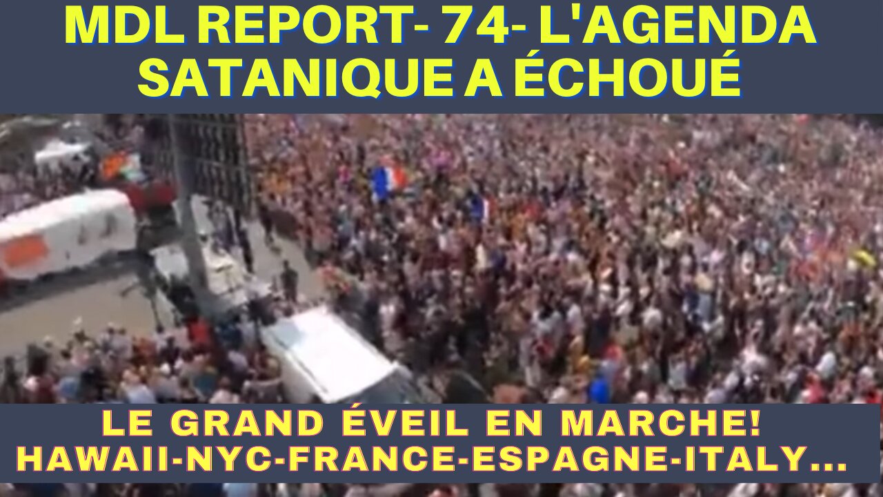 MDL REPORT 74- MDL REPORT- 74- l'agenda satanique a Échoué! LE PEUPLE DIT NON AUX IMPOSTEURS!