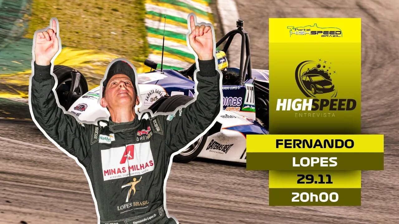 🎤 AO VIVO | FERNANDO LOPES | PILOTO FÓRMULA 1600 | HIGH SPEED ENTREVISTA