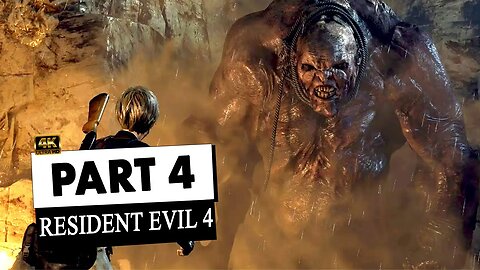 RESIDENT EVIL 4 REMAKE Walkthrough Gameplay Part 4 [4K 60FPS] - No Commentary