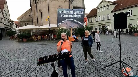 Helga - auf der 196 Mahnwache in Schwäbisch Gmünd am 19.09.2023