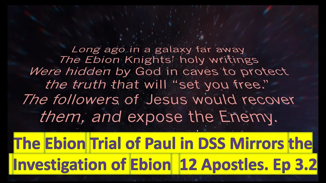 #3.2 Dead Sea Scrolls Confirmed Via Trial of Paul In NT Era. Eisenman's Proof Paul Linked to Herod