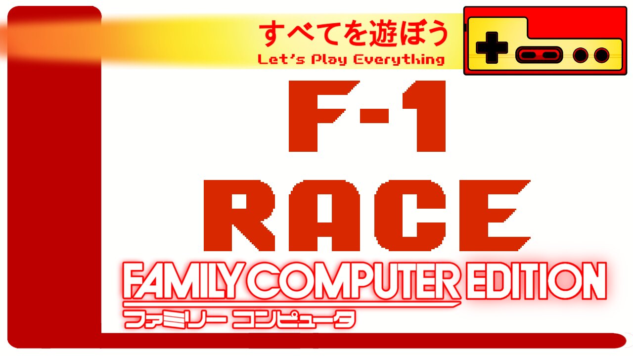 Let's Play Everything: F-1 Race