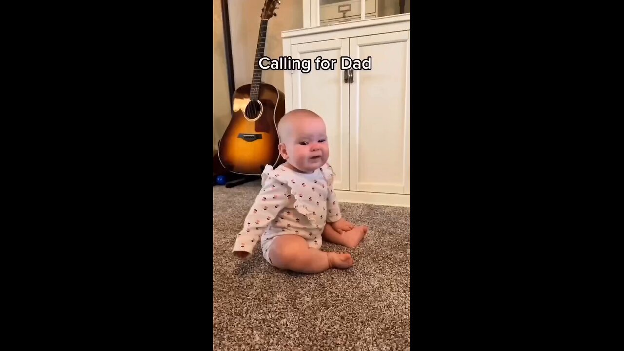 Baby calling for dad 💞💞🥺