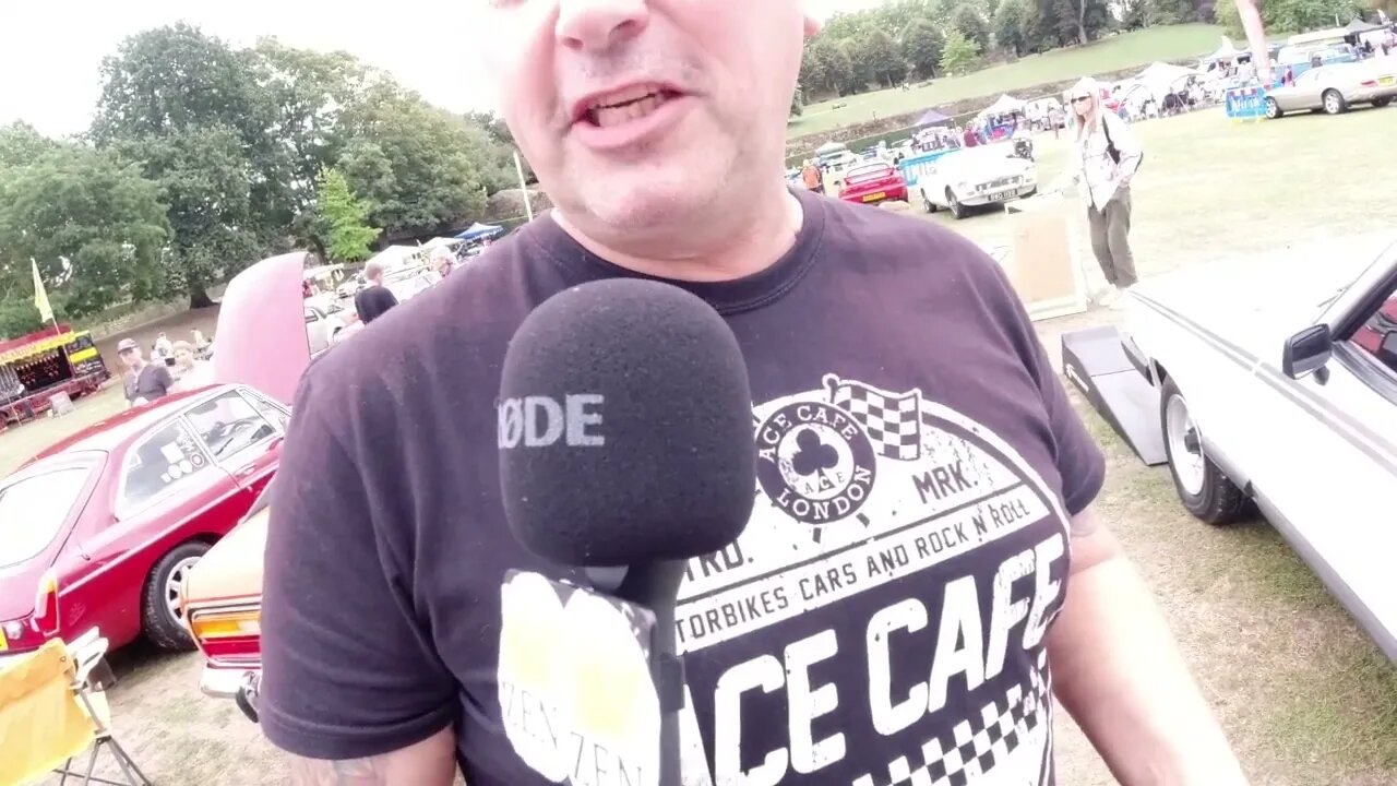 FORD CAPRI /COLCHESTER CLASSIC CARS SHOW, GEEZER JOHNSON REPORTS