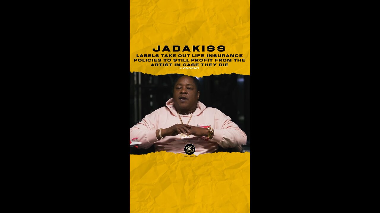 @jadakiss Labels take out insurance policies to still profit from the artist in case they die