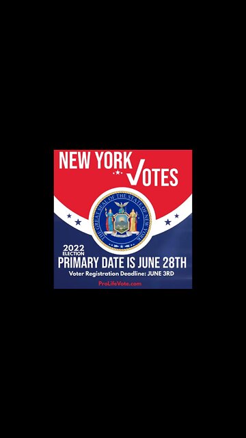 New York Voter Registration Deadline and Primary Date