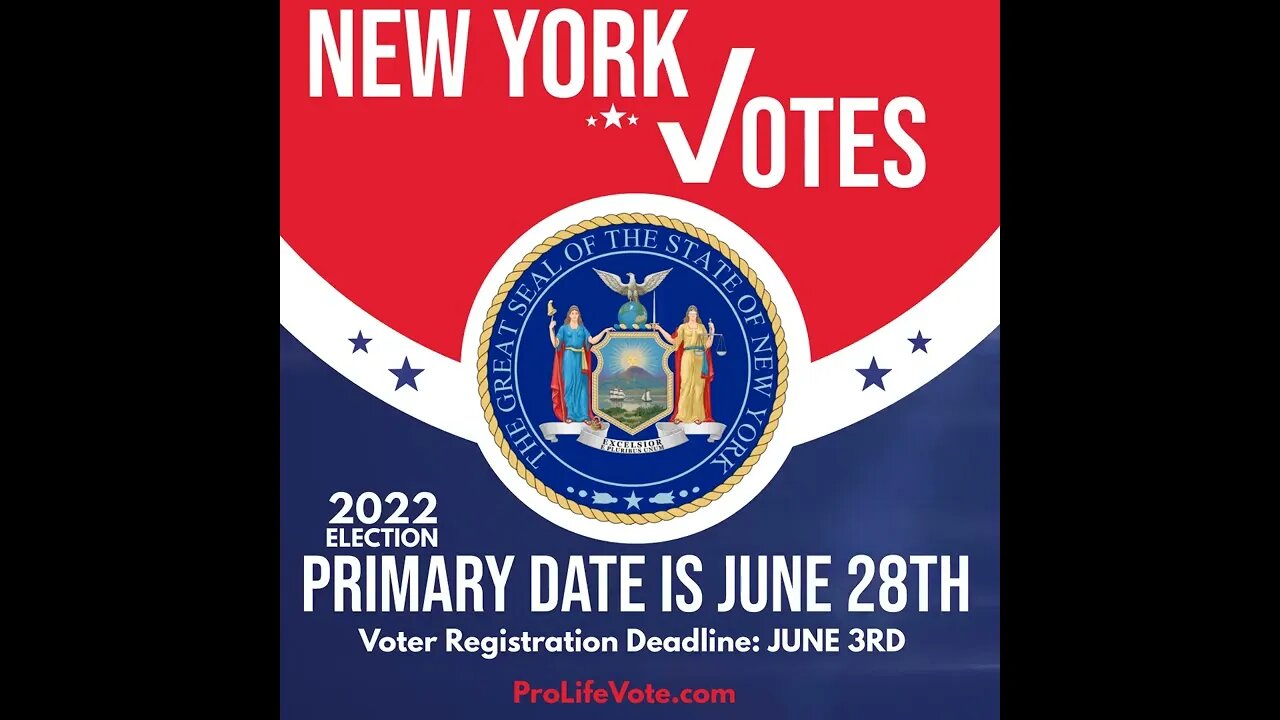 New York Voter Registration Deadline and Primary Date