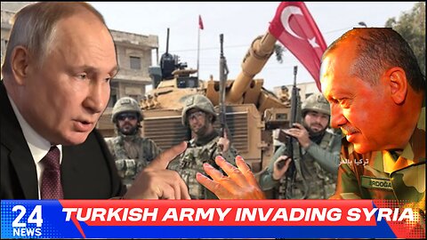 Breaking news, Turkey invading Syria