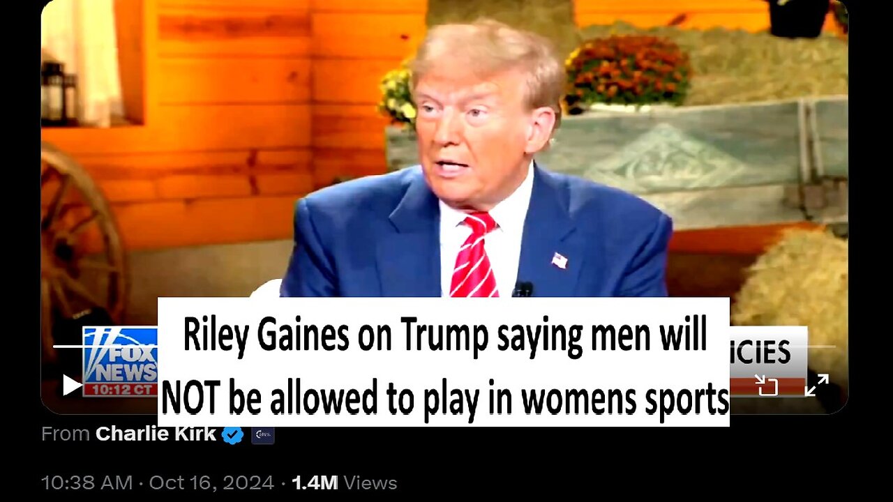 Riley Gaines on Trump’s plan ban men from competing in women sports