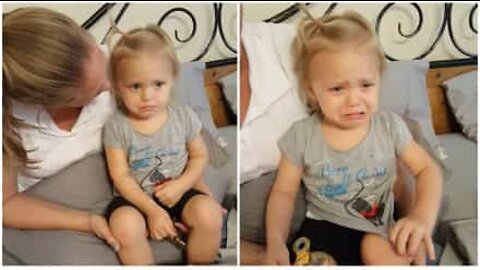 Girl can't listen to Celine Dion without crying