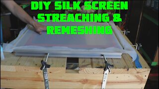 DIY Screen Printing Mesh Restretcher - How to Make Money Screen Printing