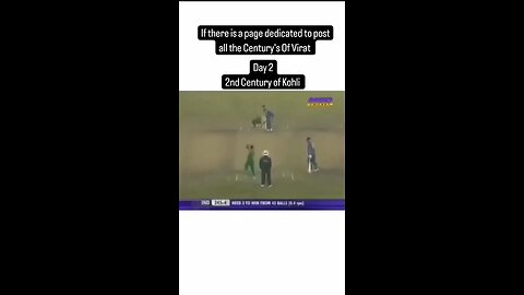 Virat Kohli 2nd Century