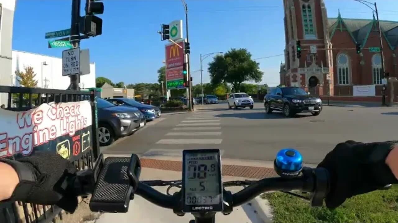 LECTRIC XP LITE : ROUGHER E-BIKE RIDE IN CHICAGO : GOPRO HERO9 : 4K POV