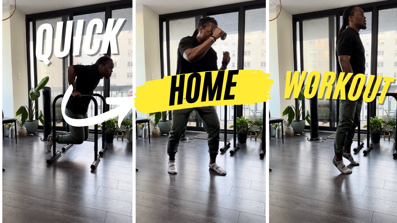 Busy schedule? Here is a quick home workout