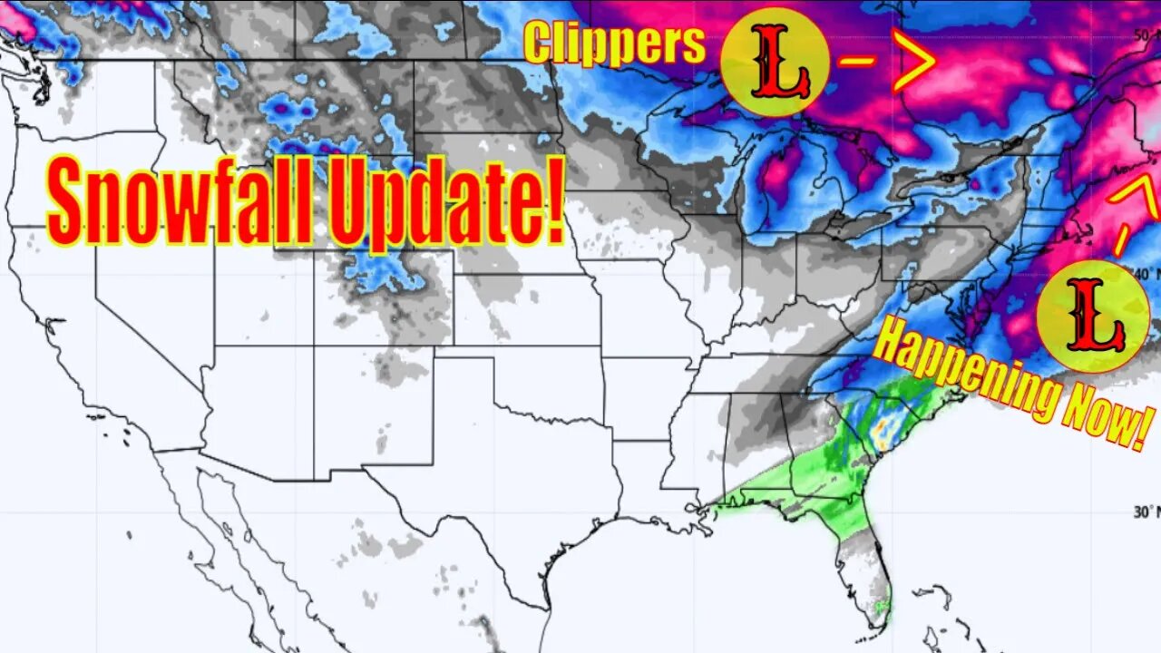 Storms Now & Clippers Coming! - The WeatherMan Plus Weather Channel