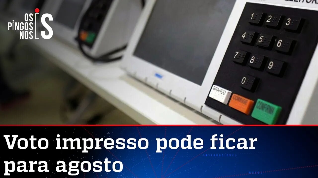 Comissão que trata do voto impresso auditável é novamente adiada