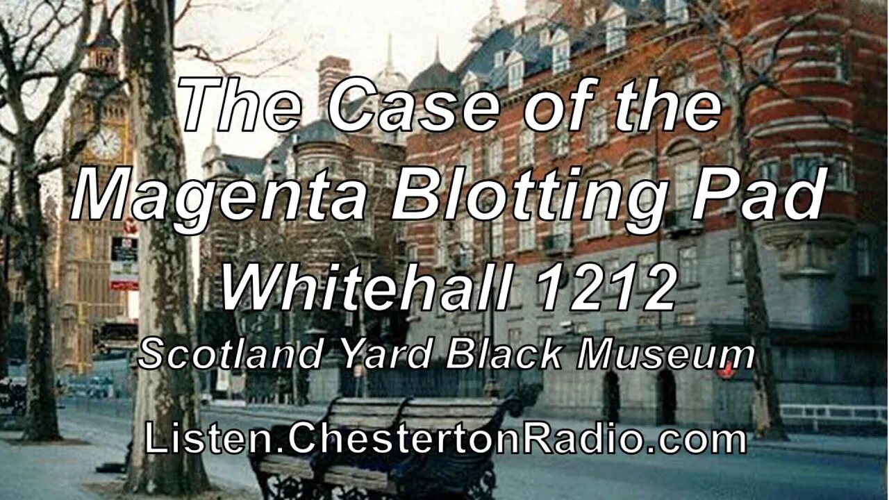 The Case of the Magenta Blotting Pad - Whitehall 1212