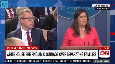 Sanders Calls Out CNN During Briefing for False Accusations