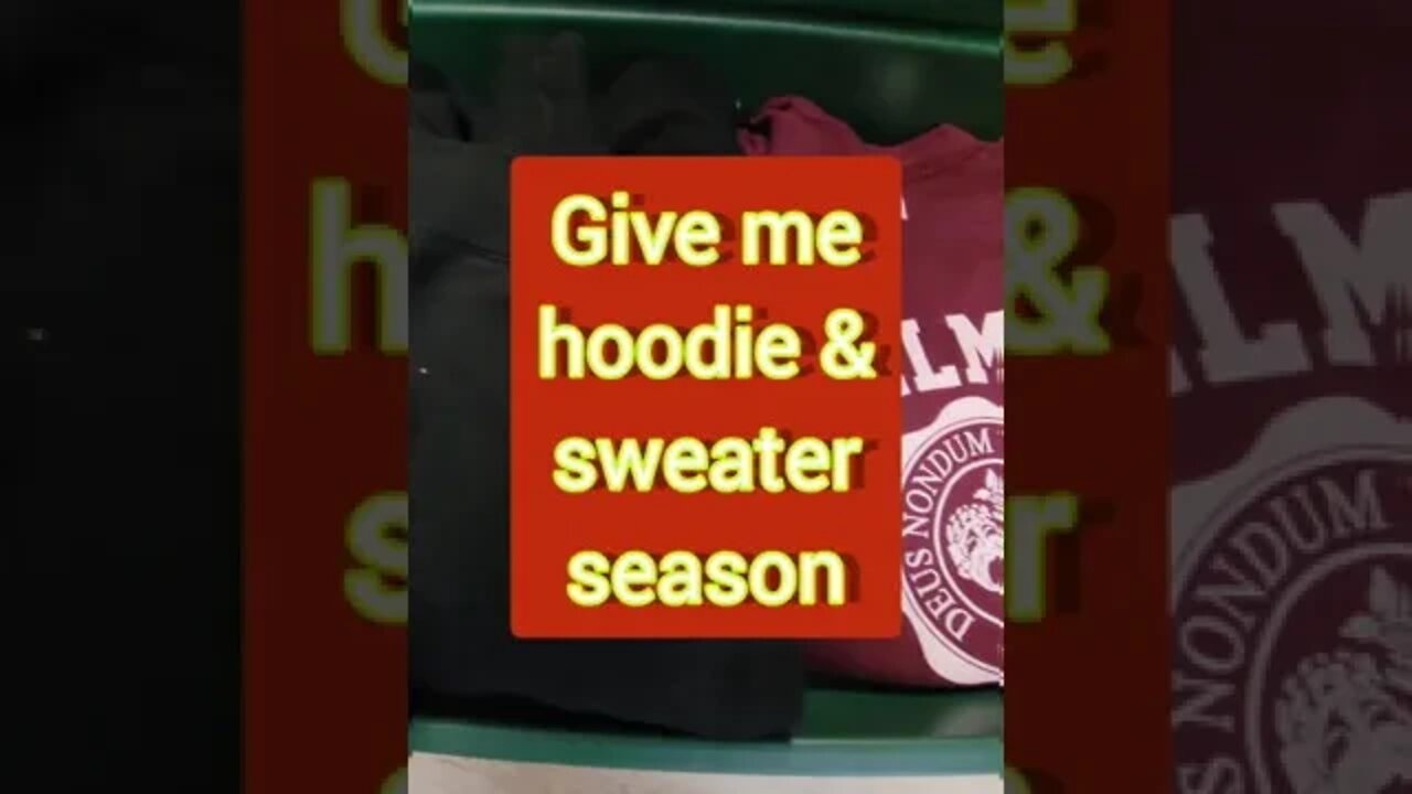 It's hoodie season!