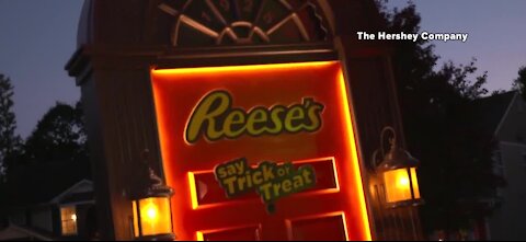 Reese's Trick-or-Treat door bringing Halloween safety