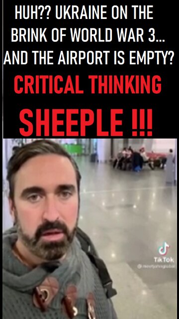 URKAINE AIRPORT A GHOST TOWN WHILE WW3 IS AT THEIR DOORSTEP?