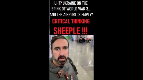URKAINE AIRPORT A GHOST TOWN WHILE WW3 IS AT THEIR DOORSTEP?