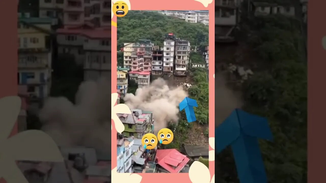 Oh nooo building got collapsed scary #shorts