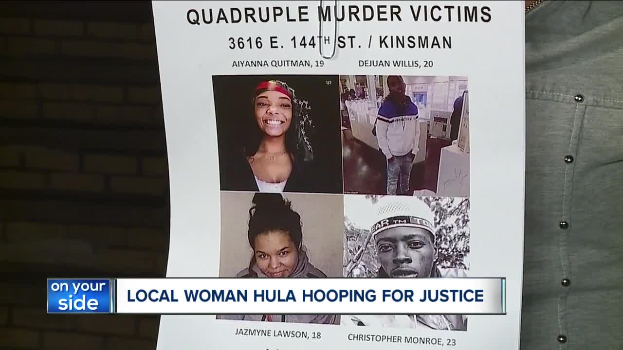 Cleveland woman's unconventional plea for justice in quadruple homicide