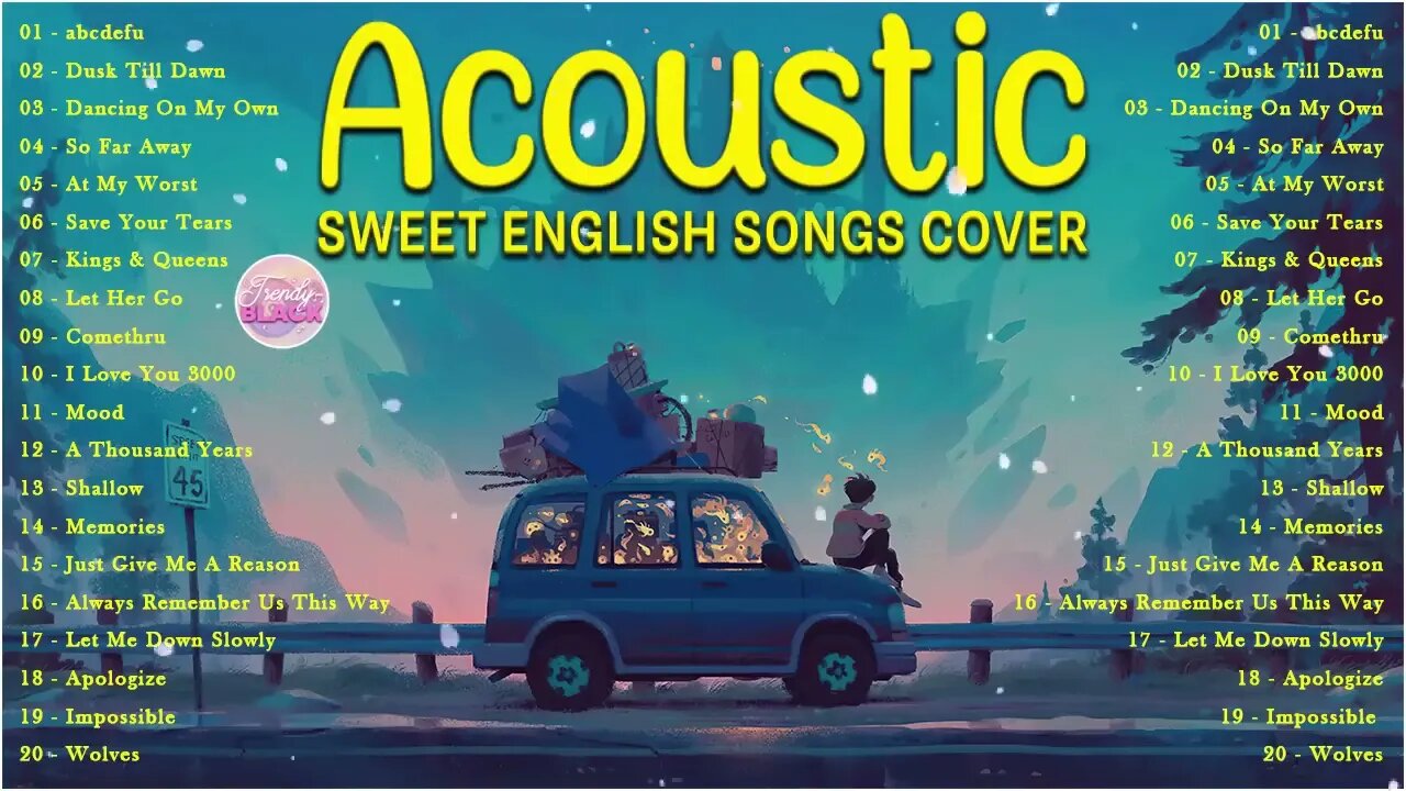 Chill English Acoustic Love Songs Cover Playlist 2023 ❤️ Soft Acoustic Cover Of Popular Love Songs 1