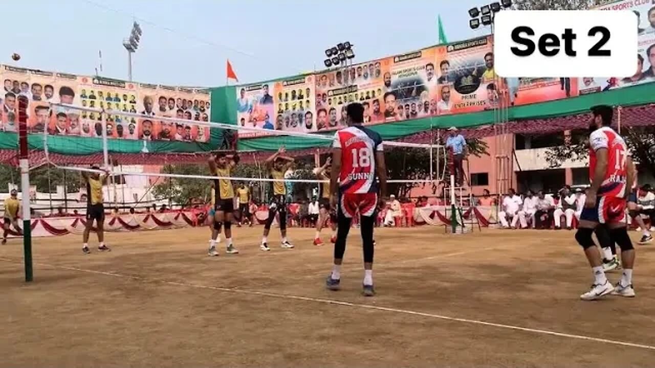 Falahi sports club hengaipur vs prime club Mumbra All India volleyball tournament