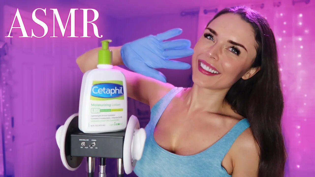 ASMR | Relaxing Ear Massage with Lotion + Glove Sounds