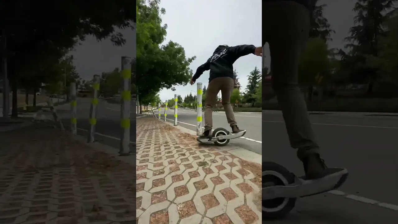 Sick skateboard spot, but I only had my Onewheel GT 🤷‍♀️ #skateboarding #onewheel