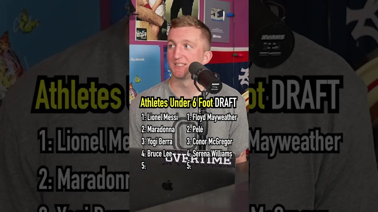 Drafting ATHELTES Under 6 Feet Tall!! Who Won? #shorts #draft #height #athlete #sportslover