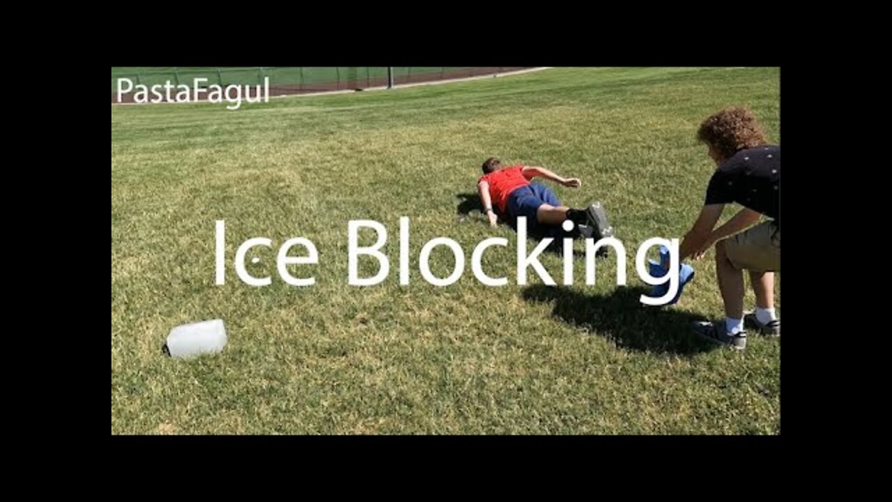 We Went Ice Blocking