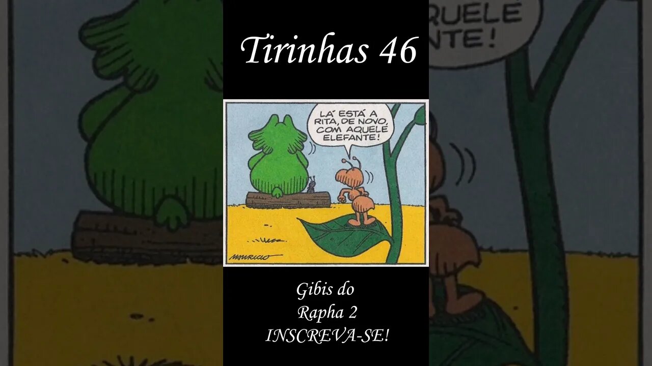 Tirinhas da Turma da Mônica nº 46 | Gibis do Rapha 2