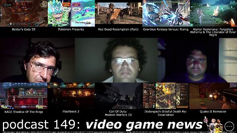 podcast 149: video game news