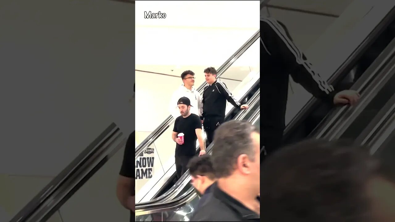 Glitch on the Escalators Twin Prank💀🤯 #shorts