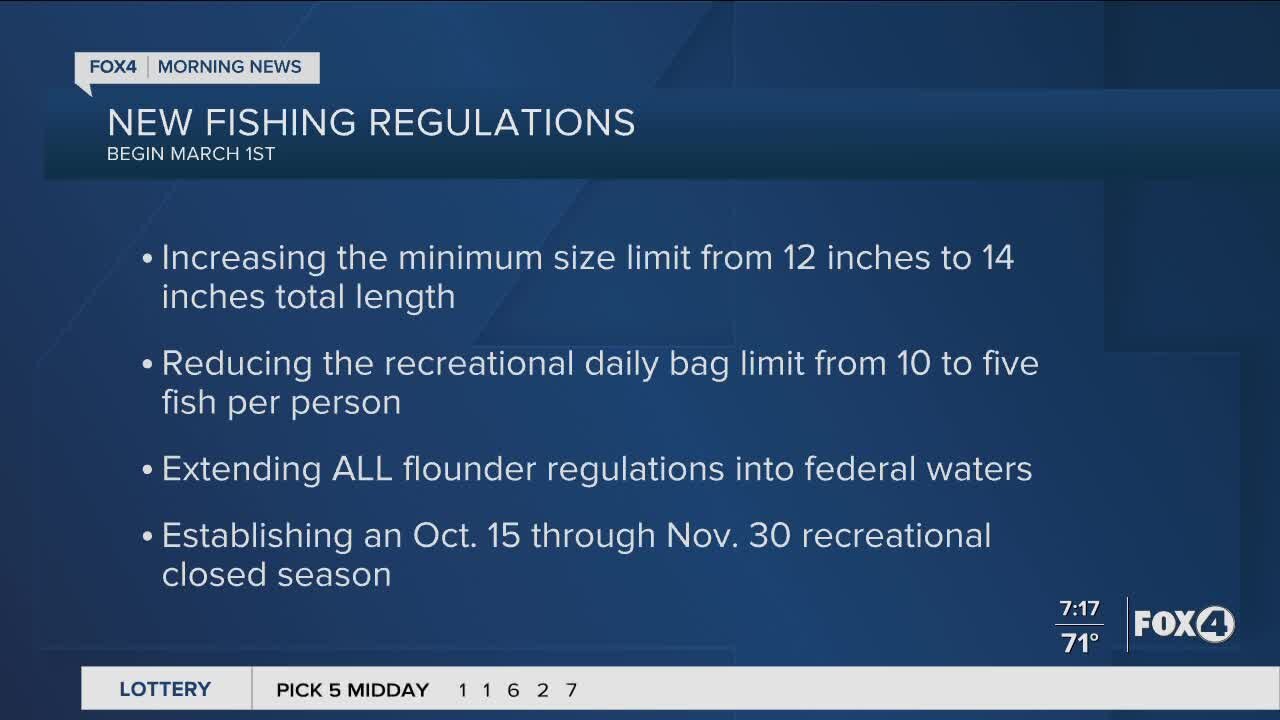 New regulations for Flounder in Florida