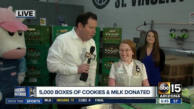 Girl Scouts gear up for big donation to St. Vincent de Paul