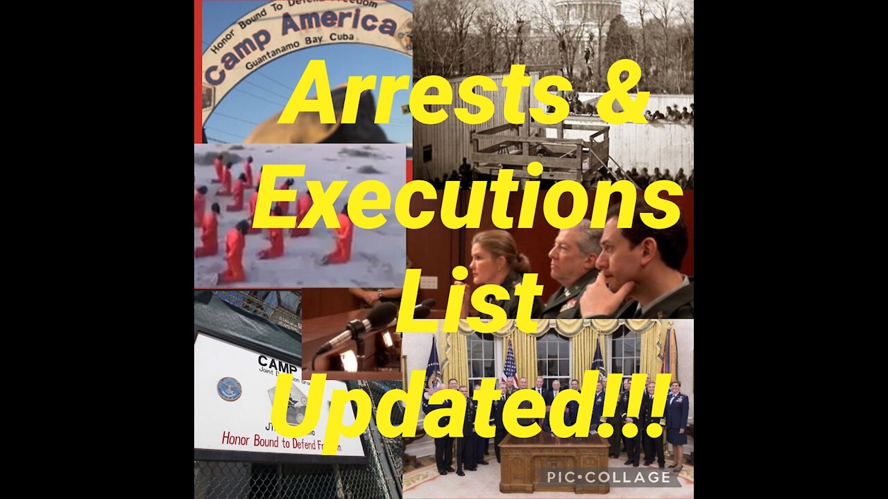 BREAKING: ARRESTS & EXECUTIONS LIST Updated