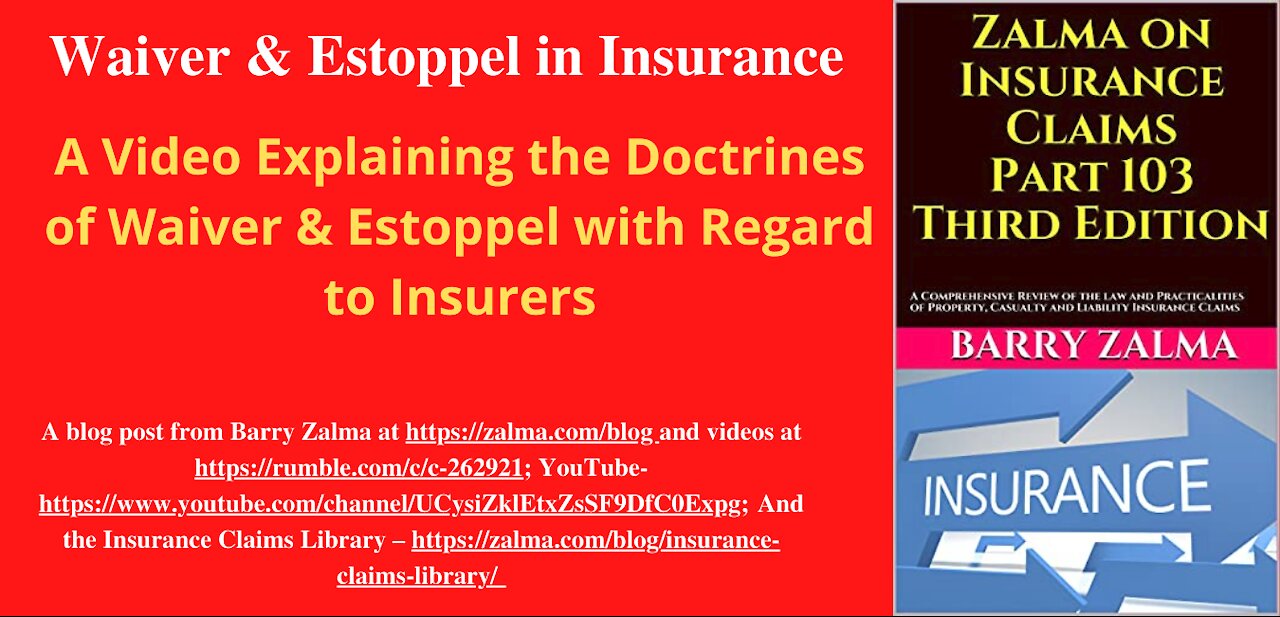 Waiver & Estoppel in Insurance