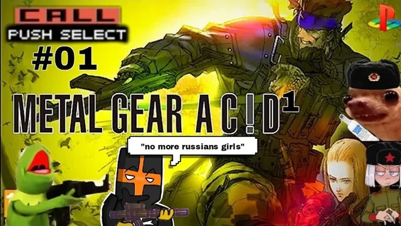 Metal Gear ACID! Só Gameplay ruim