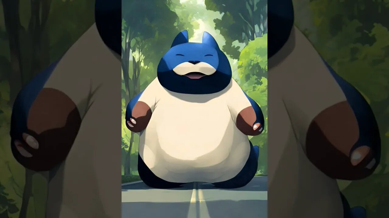 AI generated Snorlax #whosthatpokemon #pokemon