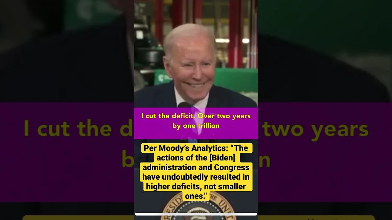 Biden moves his lips when he lies