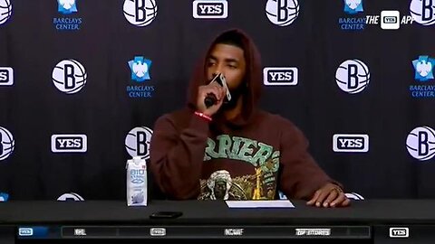 The media interrogates Kyrie Irving for sharing an Alex Jones video