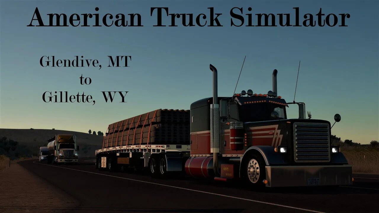 ATS 1.45 - Ruda's 389 Glider - Brian's Benson Flatbed - Zeemods' N14 5in
