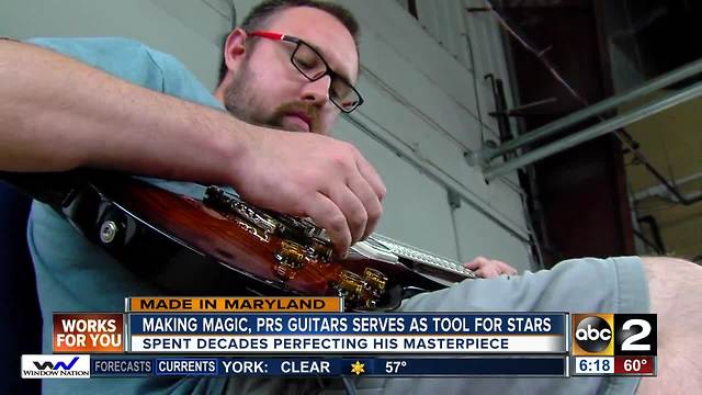 Making magic, a PRS guitar is the tool of the stars