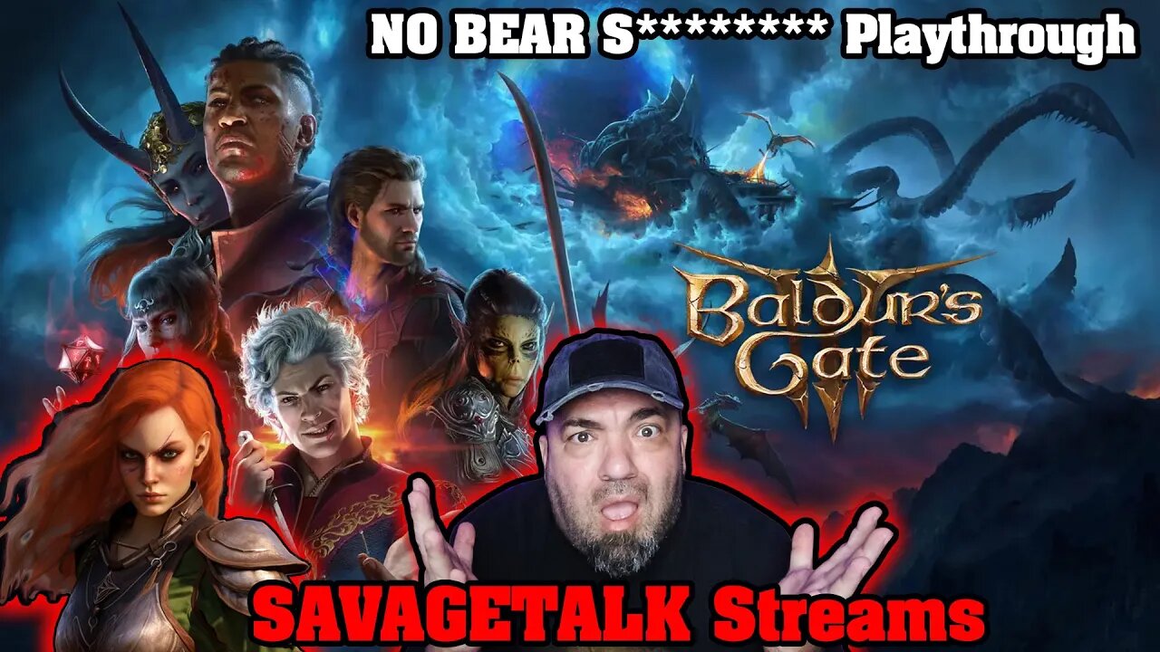 BALDURS GATE 3 RELEASE PARTY STREAM!!! ROGURE/MONK?NINJA build play