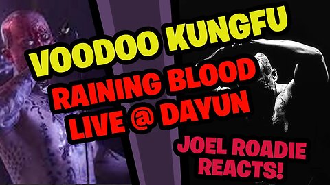 Voodoo Kungfu - RAINING BLOOD (OFFICIAL LIVE VIDEO) - Roadie Reacts